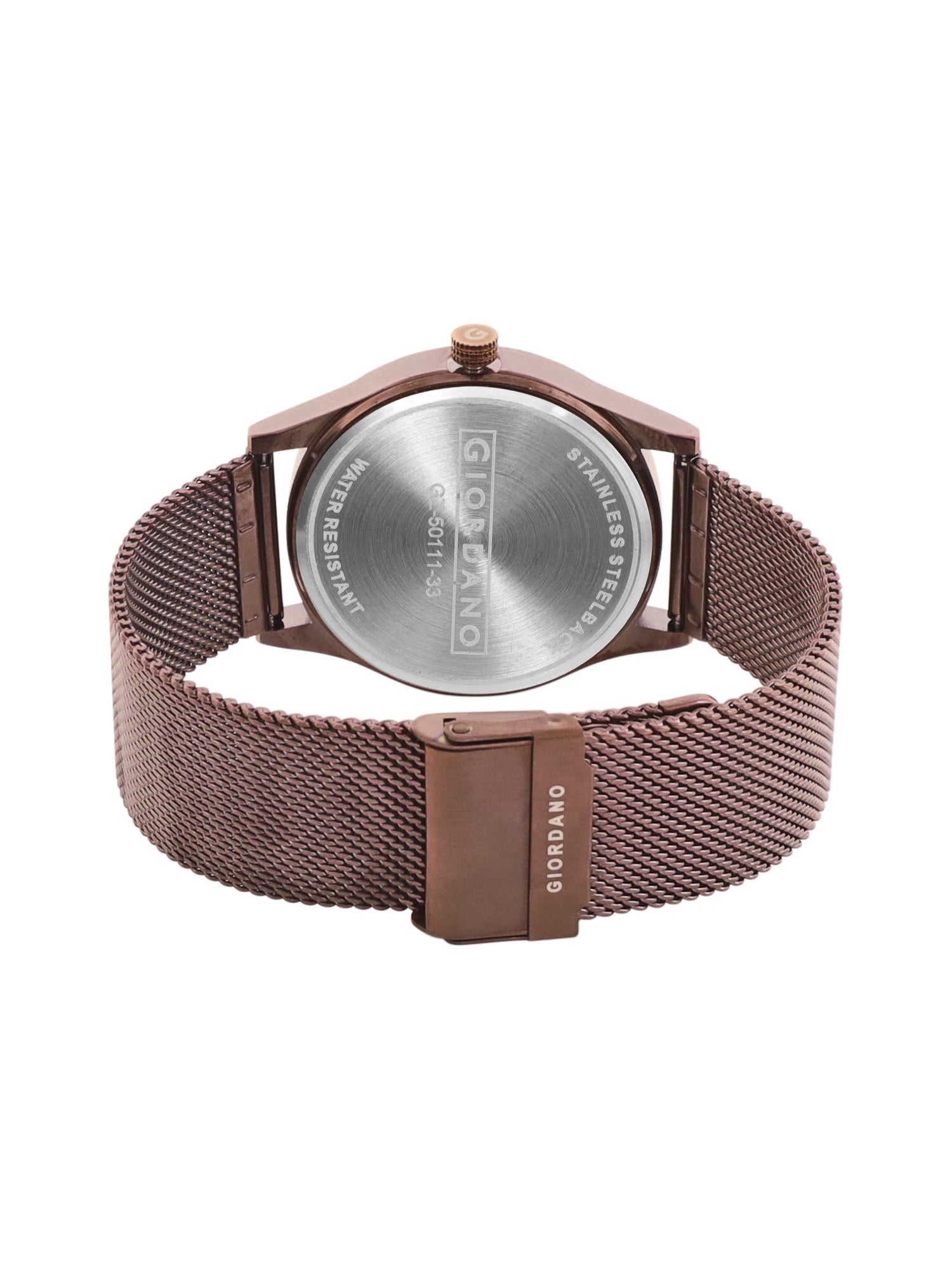 Giordano Analog Watch for Men Stylish Metal Strap| 3 Hands Mechanism with Water Resistant Wrist Watch | GZ-50111-33