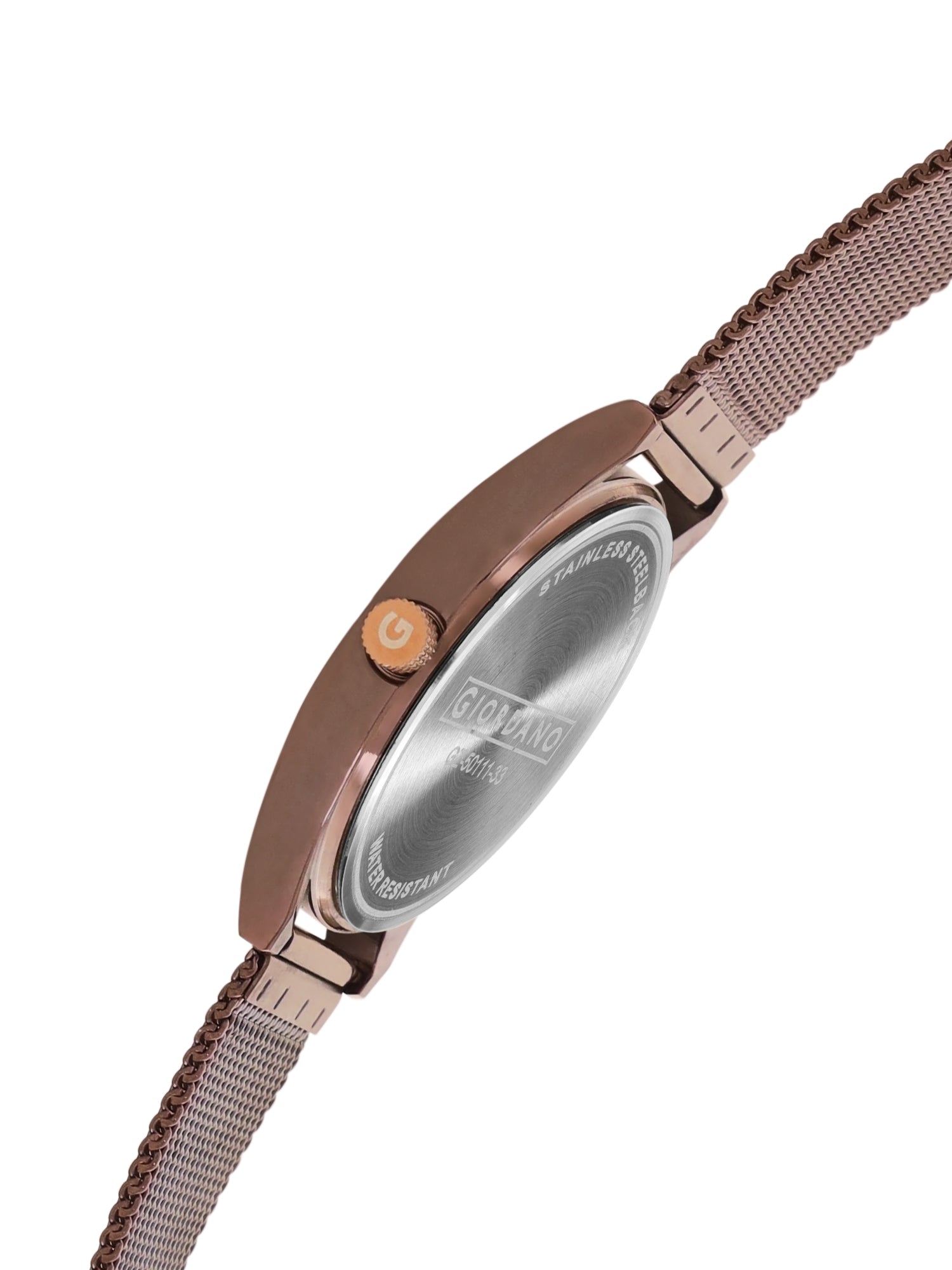 Giordano Analog Watch for Men Stylish Metal Strap| 3 Hands Mechanism with Water Resistant Wrist Watch | GZ-50111-33