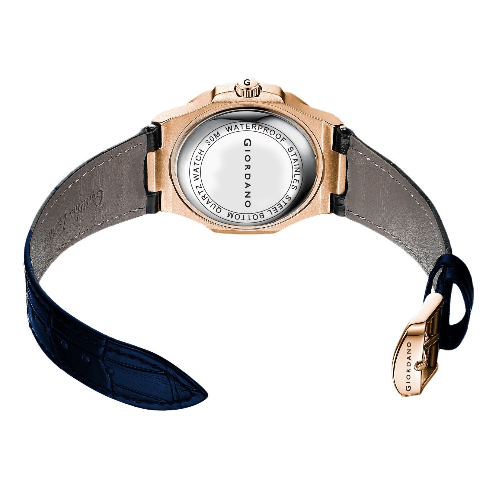 Giordano Analog Wrist Watch for Men Stylish Metal Strap with Water Resistant 3 Hand Mechanism for Men and Boys to Compliment Your Look/Ideal Gift for Male | GZ-50104-01