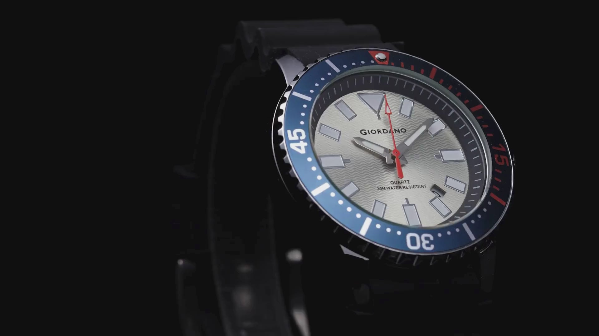 Giordano Analog Wrist Watch for Men Stylish Silicon Strap with Water Resistant 3 Hand Mechanism for Men and Boys to Compliment Your Look/Ideal Gift for Male | GZ-50103-03